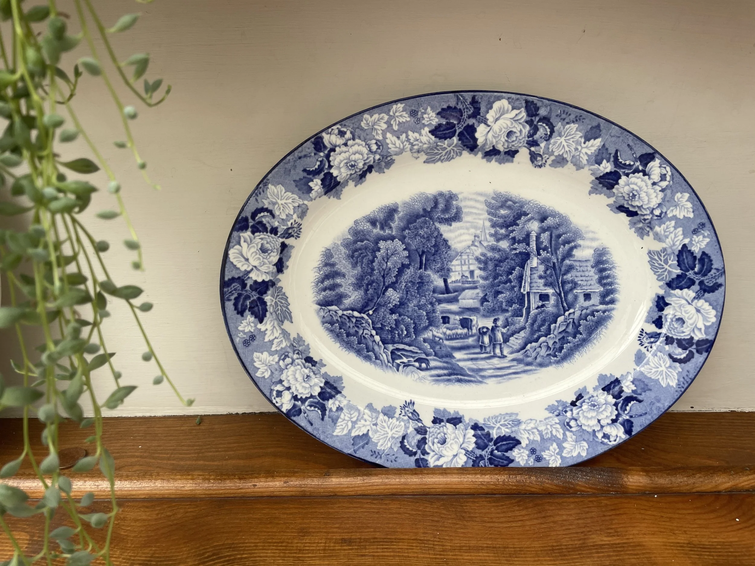 Enoch Wood's English Scenery Platter - early 1900s — Splash Of Colour